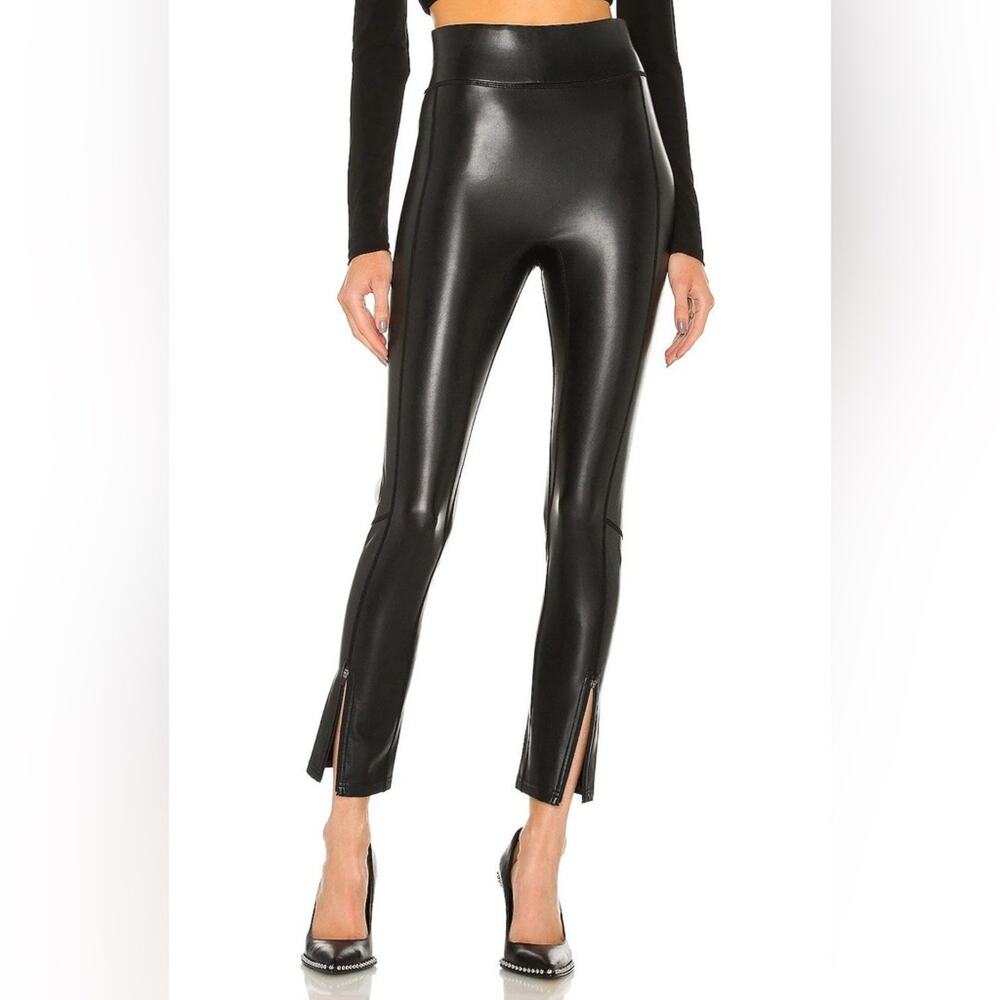 A.L.C. Black Emilie Faux Leather Leggings